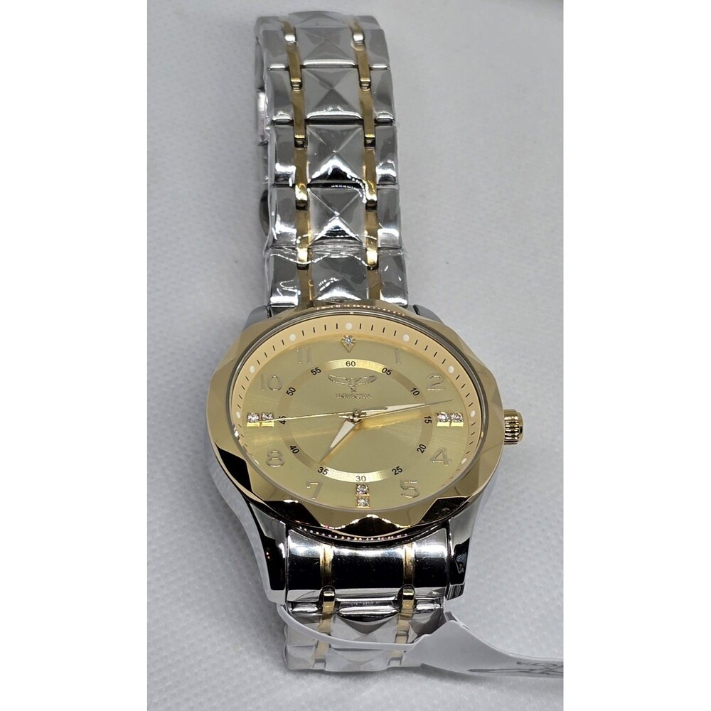 Invicta Specialty by Invicta Men's Watch 41mm Two Tone Gold Steel 69022 New - Picture 4 of 8